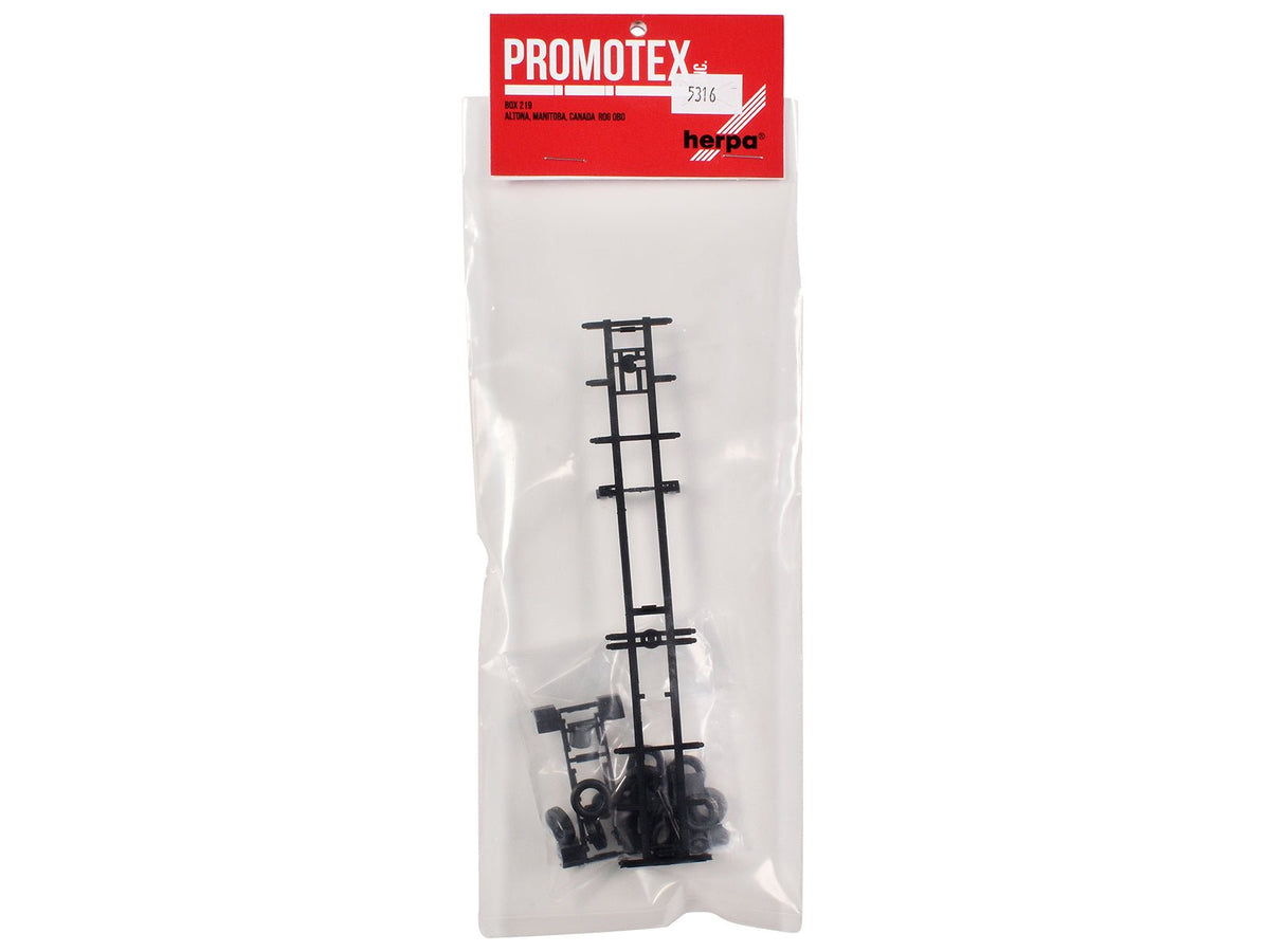 Container Chassis for 3-Axle 48ft Trailer 1/87 (HO) Plastic Model by Promotex-Promotex-ModelCars.com