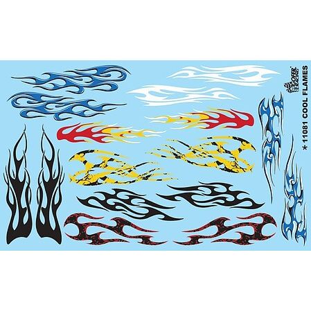 COOL FLAMES DECAL - Gofer Racing - ModelCars.com