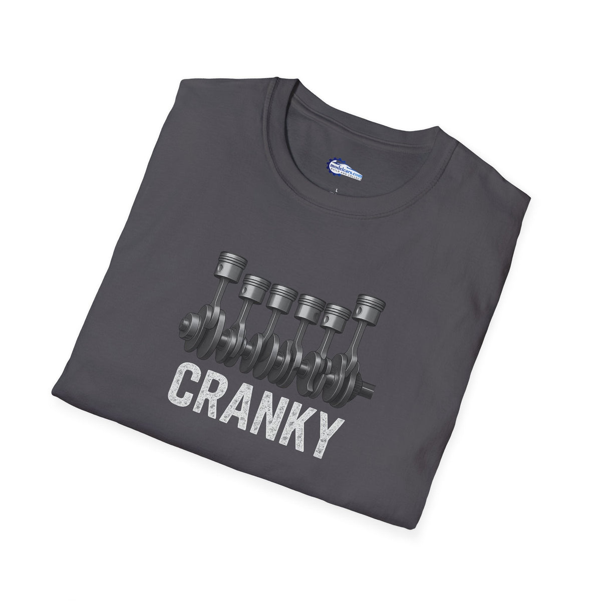 Cranky Vintage T-Shirt - Text Design + Graphic-Modelcars.com-ModelCars.com