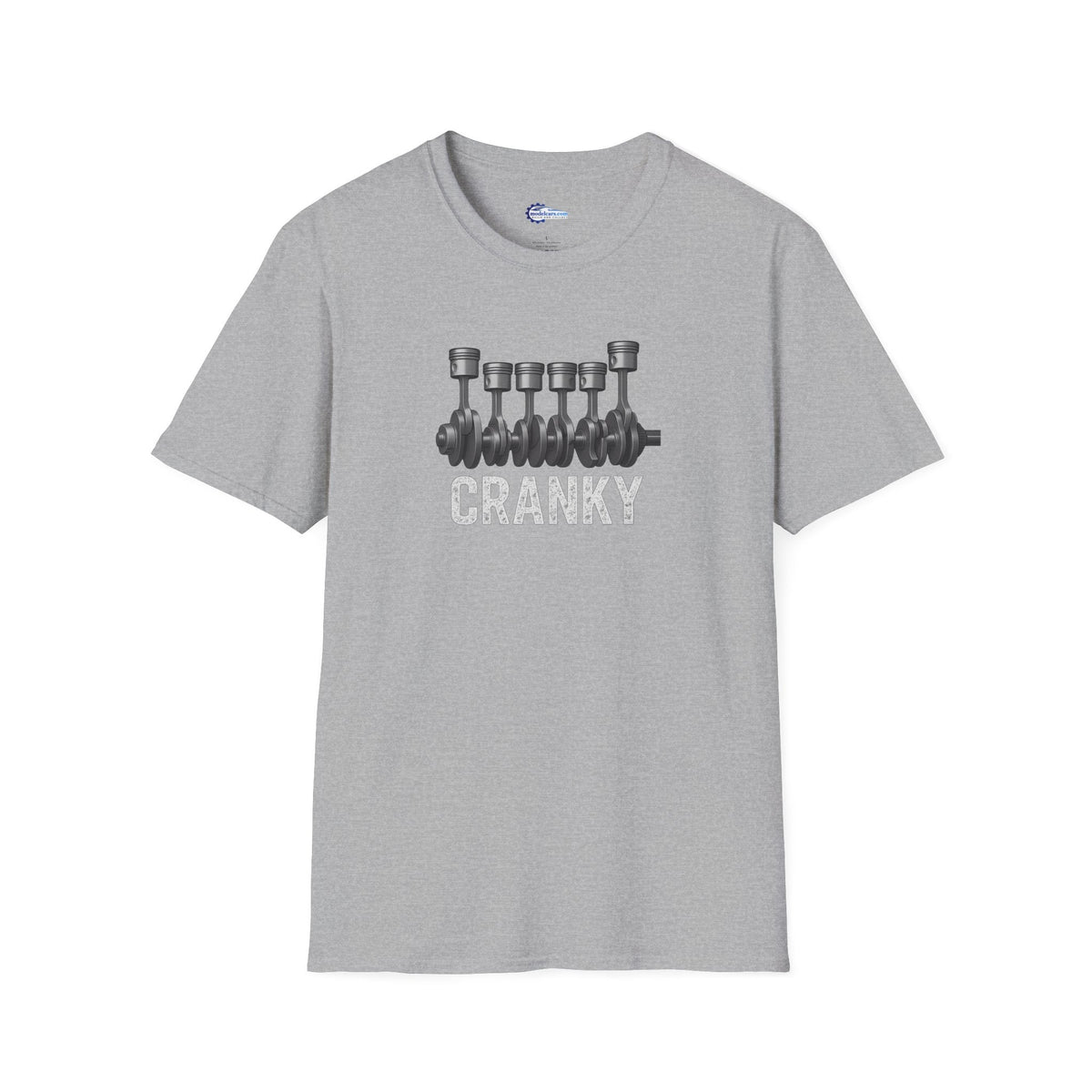 Cranky Vintage T-Shirt - Text Design + Graphic-Modelcars.com-ModelCars.com