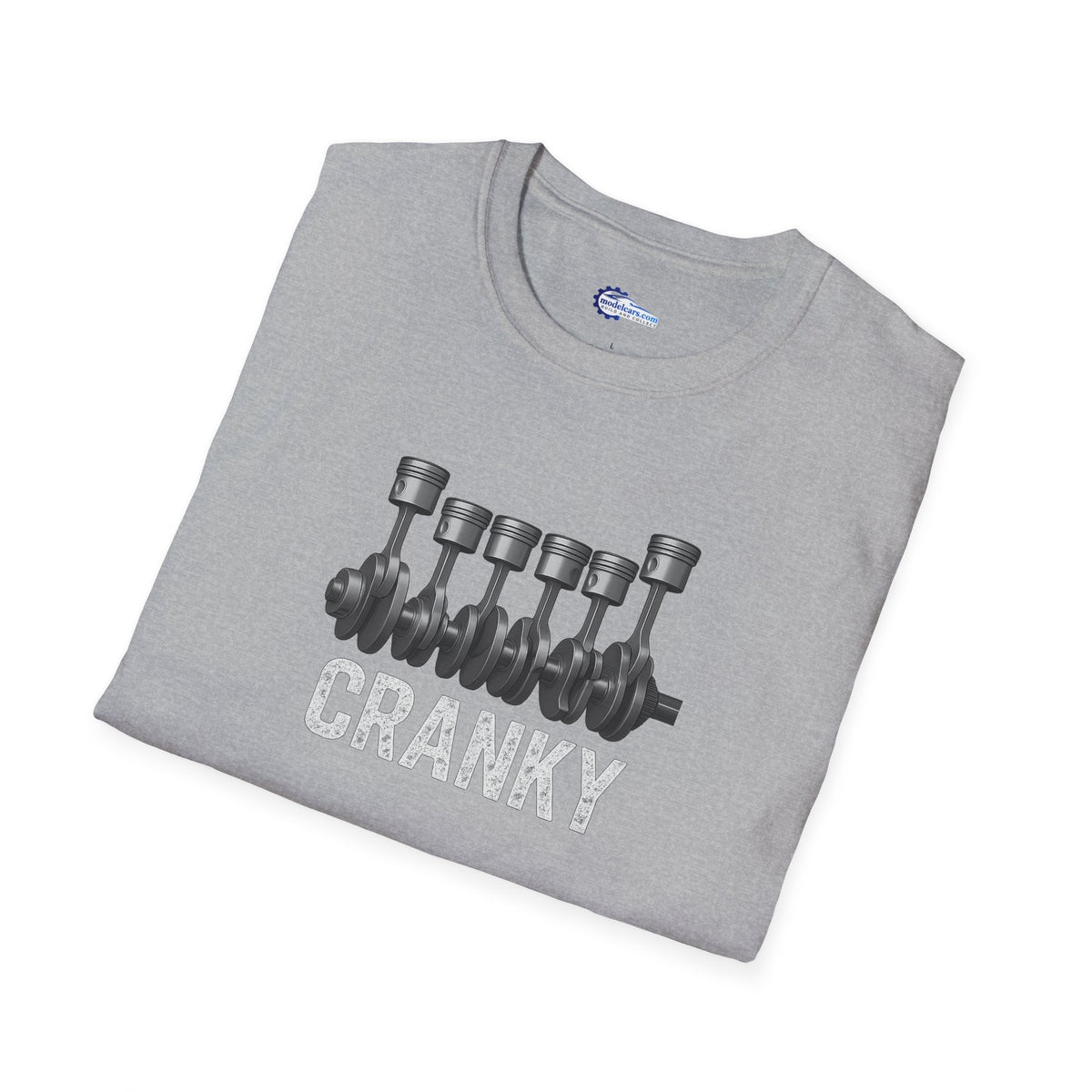 Cranky Vintage T-Shirt - Text Design + Graphic-Modelcars.com-ModelCars.com