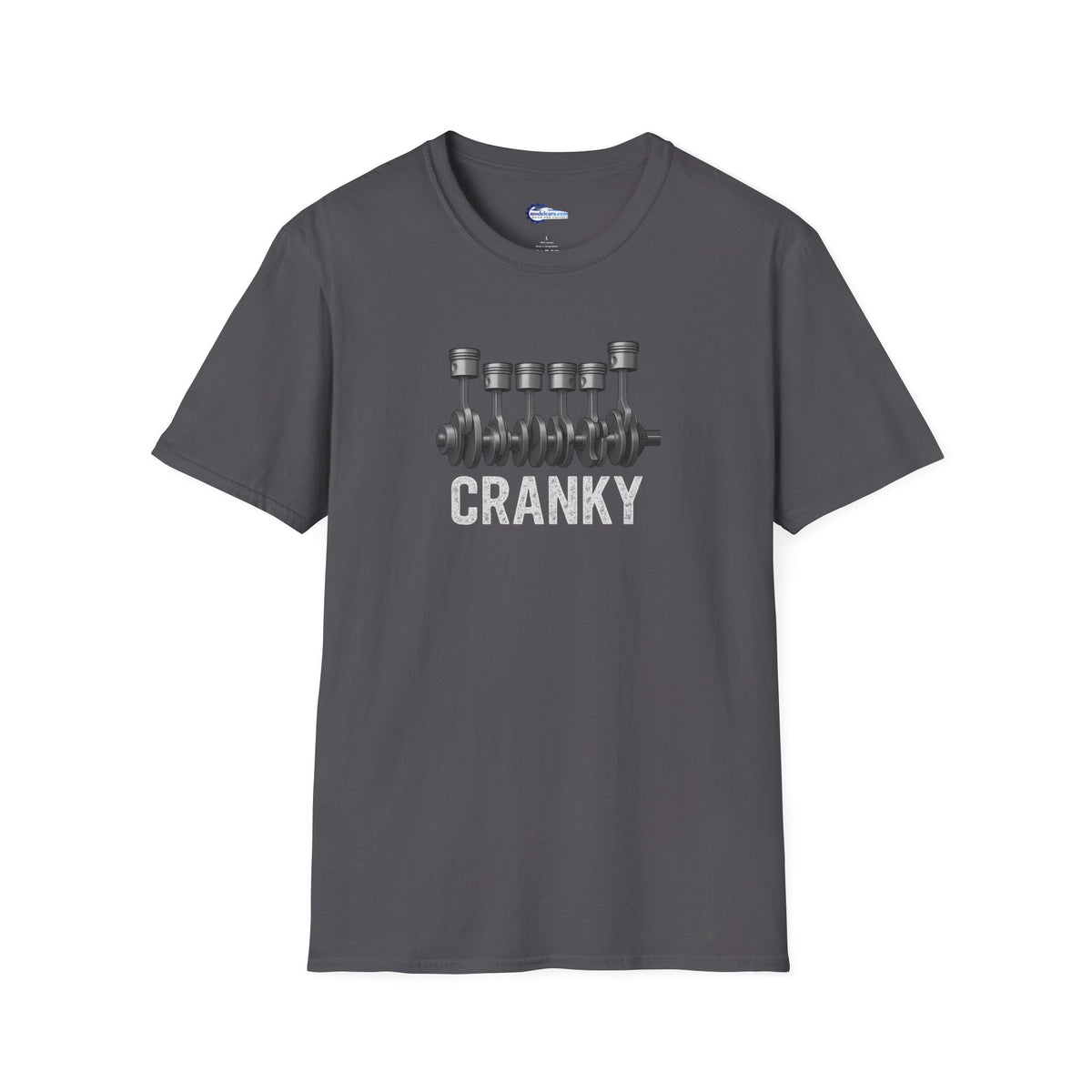 Cranky Vintage T-Shirt - Text Design + Graphic-Modelcars.com-ModelCars.com