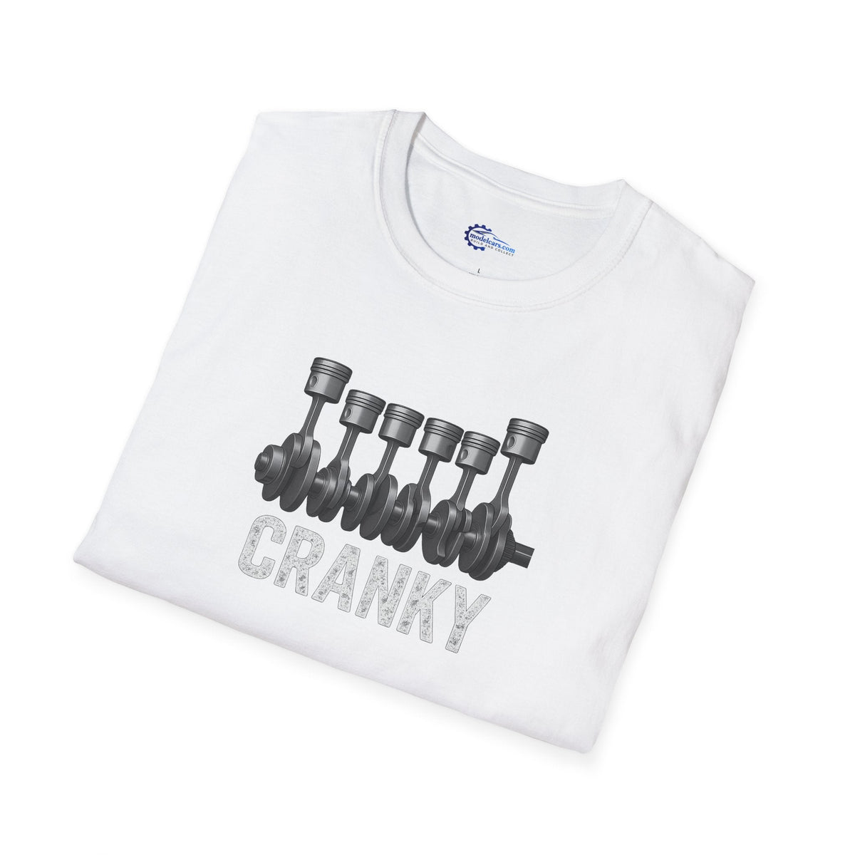 Cranky Vintage T-Shirt - Text Design + Graphic-Modelcars.com-ModelCars.com