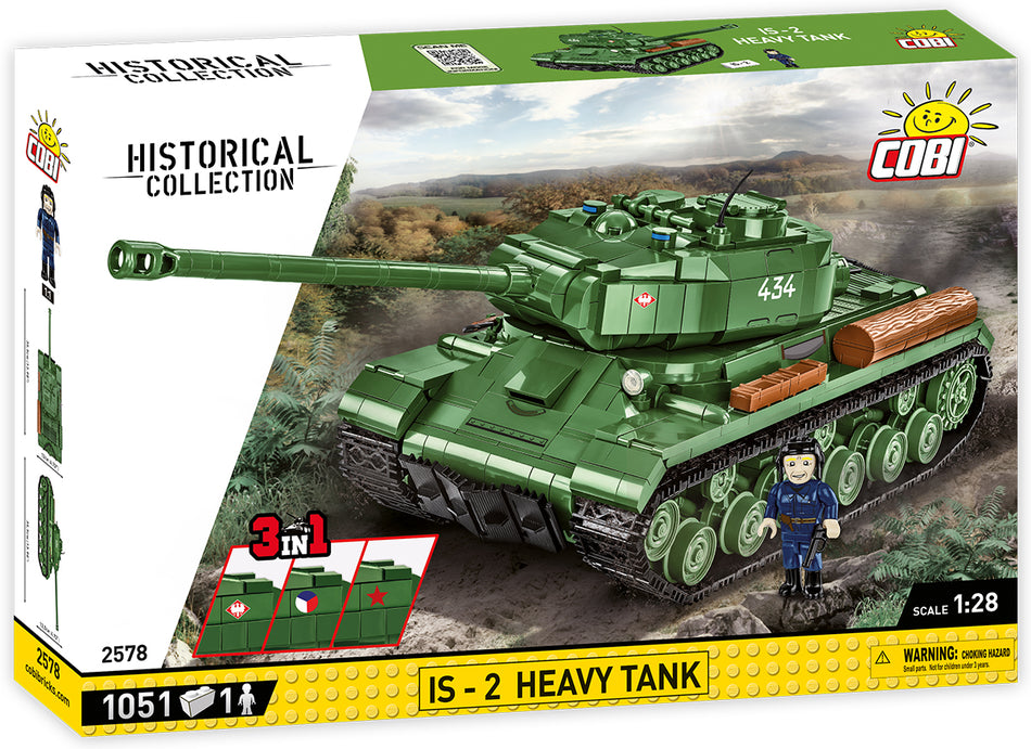 Cobi 1051pcs HC WWII IS-2 Heavy Tank