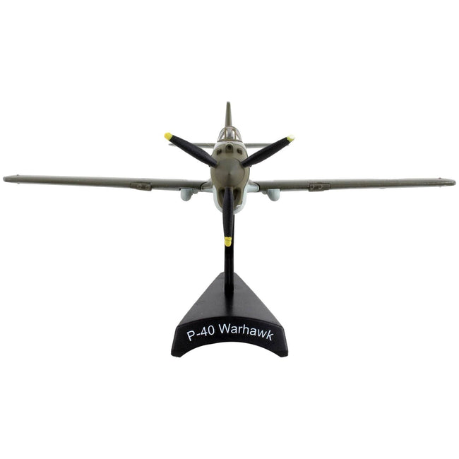 Curtiss P - 40 Warhawk Fighter Aircraft 160 "Pilot George S. Welch" United States Army Air Force "Attack on Pearl Harbor" (1941) 1/90 Diecast Model Airplane by Postage Stamp - Postage Stamp - ModelCars.com