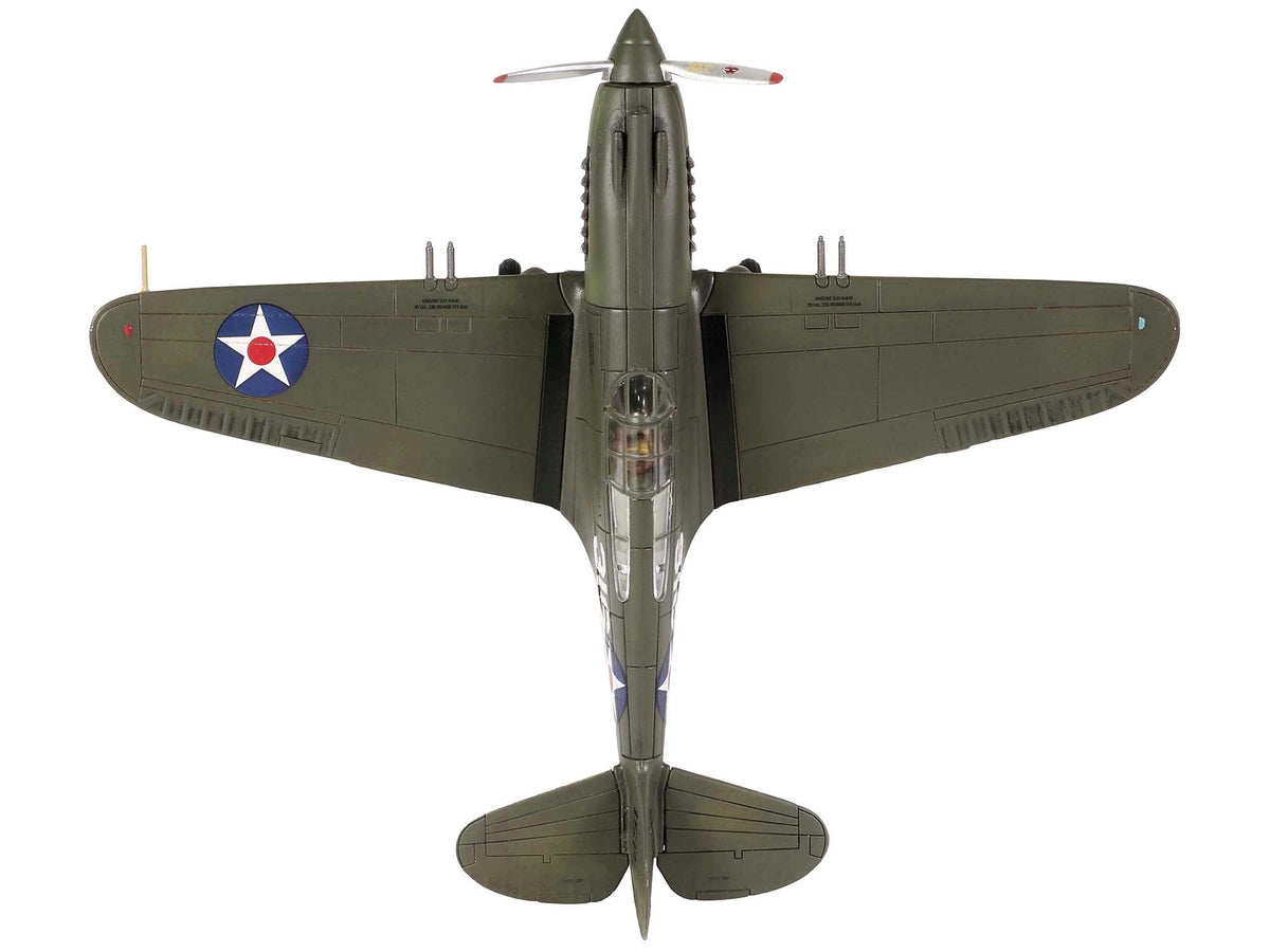 Curtiss P-40B HAWK 81A-2 (P-8127) Aircraft Fighter "47th Pursuit Squadron (15th Pursuit Group) Serial : 316/15P Hawaiian Islands Pearl Habor" (7 December 1941) "WW2 Aircrafts Series" 1/72 Diecast Model by Forces of Valor-Forces Of Valor-ModelCars.com