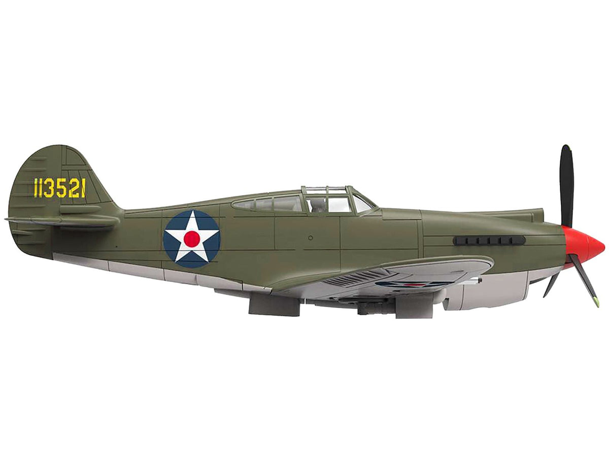 Curtiss P-40B Warhawk Aircraft "Hawaii" (1945) United States Army Air Forces "Planes of World War II" Series 1/72 Diecast Model Airplane by Luppa-Luppa-ModelCars.com