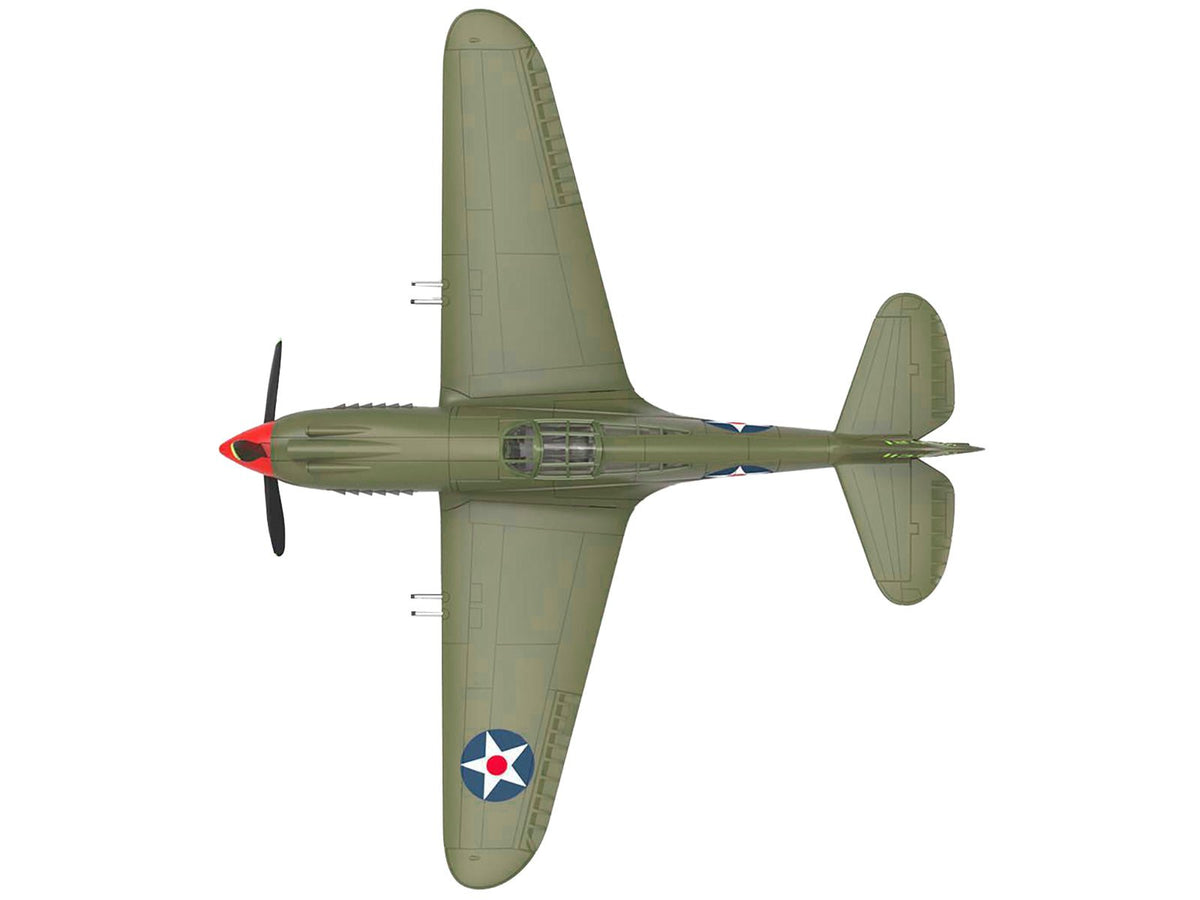 Curtiss P-40B Warhawk Aircraft "Hawaii" (1945) United States Army Air Forces "Planes of World War II" Series 1/72 Diecast Model Airplane by Luppa-Luppa-ModelCars.com