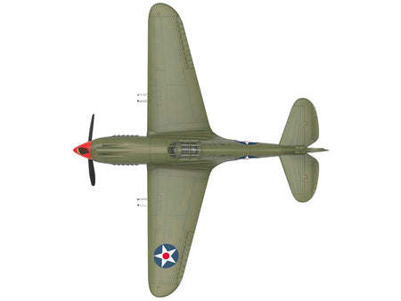 Curtiss P-40B Warhawk Aircraft "Hawaii" (1945) United States Army Air Forces "Planes of World War II" Series 1/72 Diecast Model Airplane by Luppa-Luppa-ModelCars.com