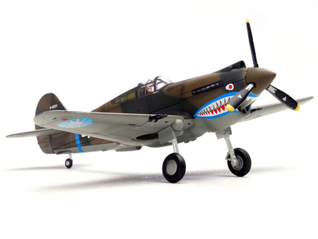 Curtiss P-40B/C Warhawk Fighter Aircraft "White 48 David Lee 'Tex' Hill 2nd Squadron Panda Bears Chinese Air Force Burma" (1942) 1st American Volunteer Group 1/72 Diecast Model Airplane by Legion-Legion-ModelCars.com