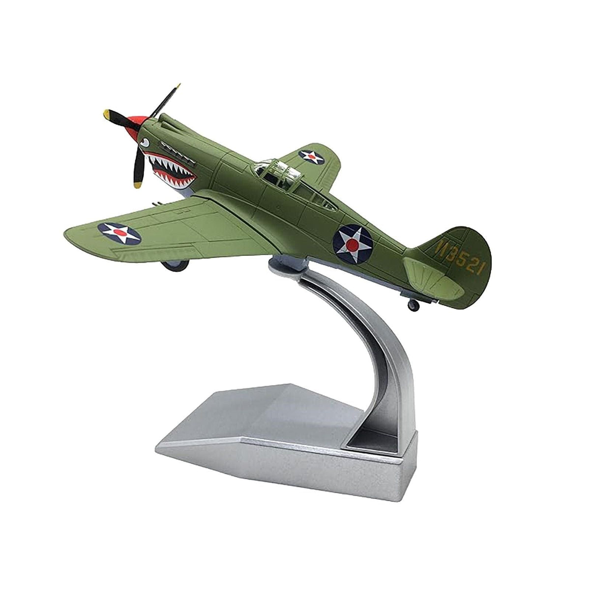 Curtiss P-40E Warhawk Fighter Aircraft "China-Burma-India Theater" (1942) United States Army Air Forces 1/72 Diecast Model Airplane-Other-ModelCars.com