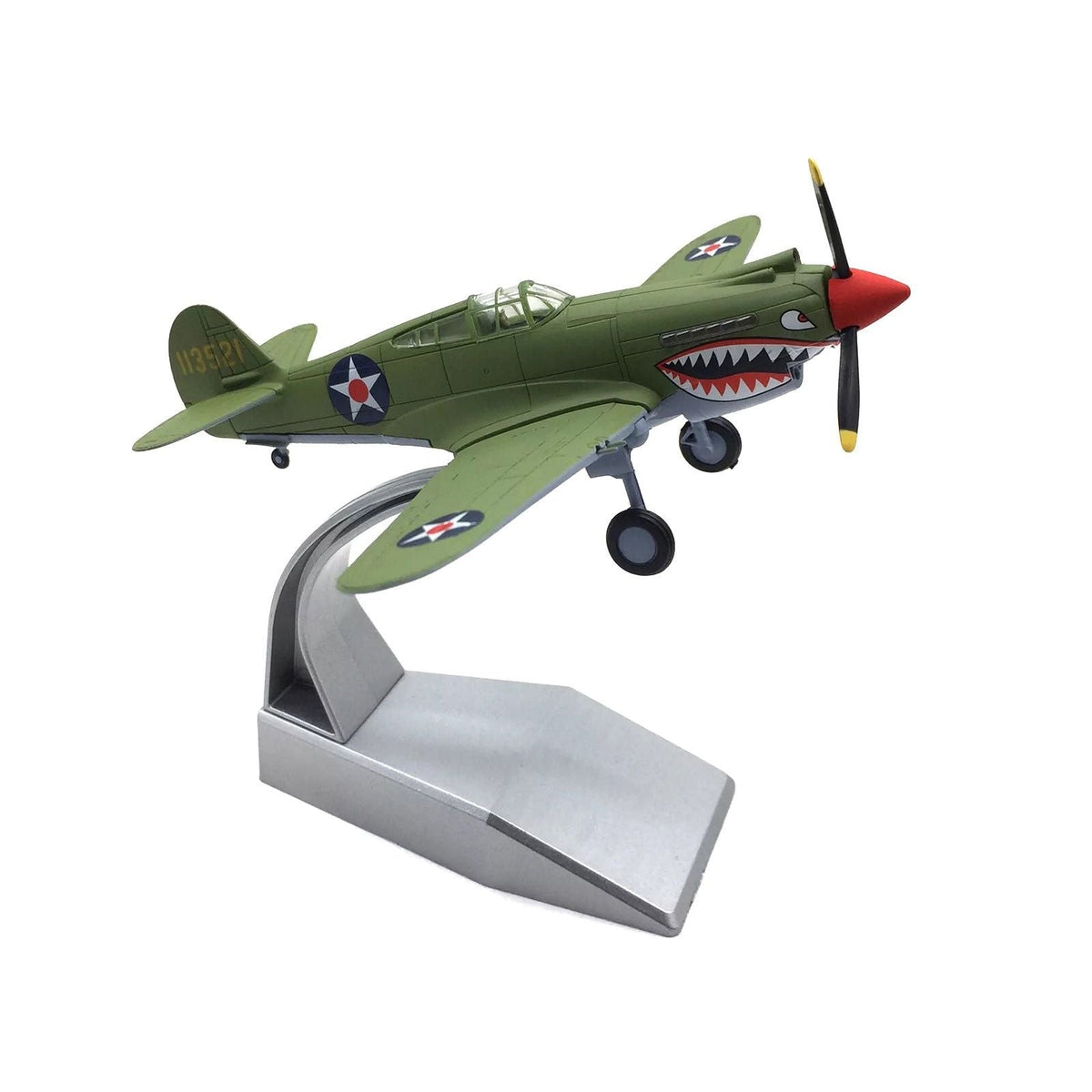 Curtiss P-40E Warhawk Fighter Aircraft "China-Burma-India Theater" (1942) United States Army Air Forces 1/72 Diecast Model Airplane-Other-ModelCars.com