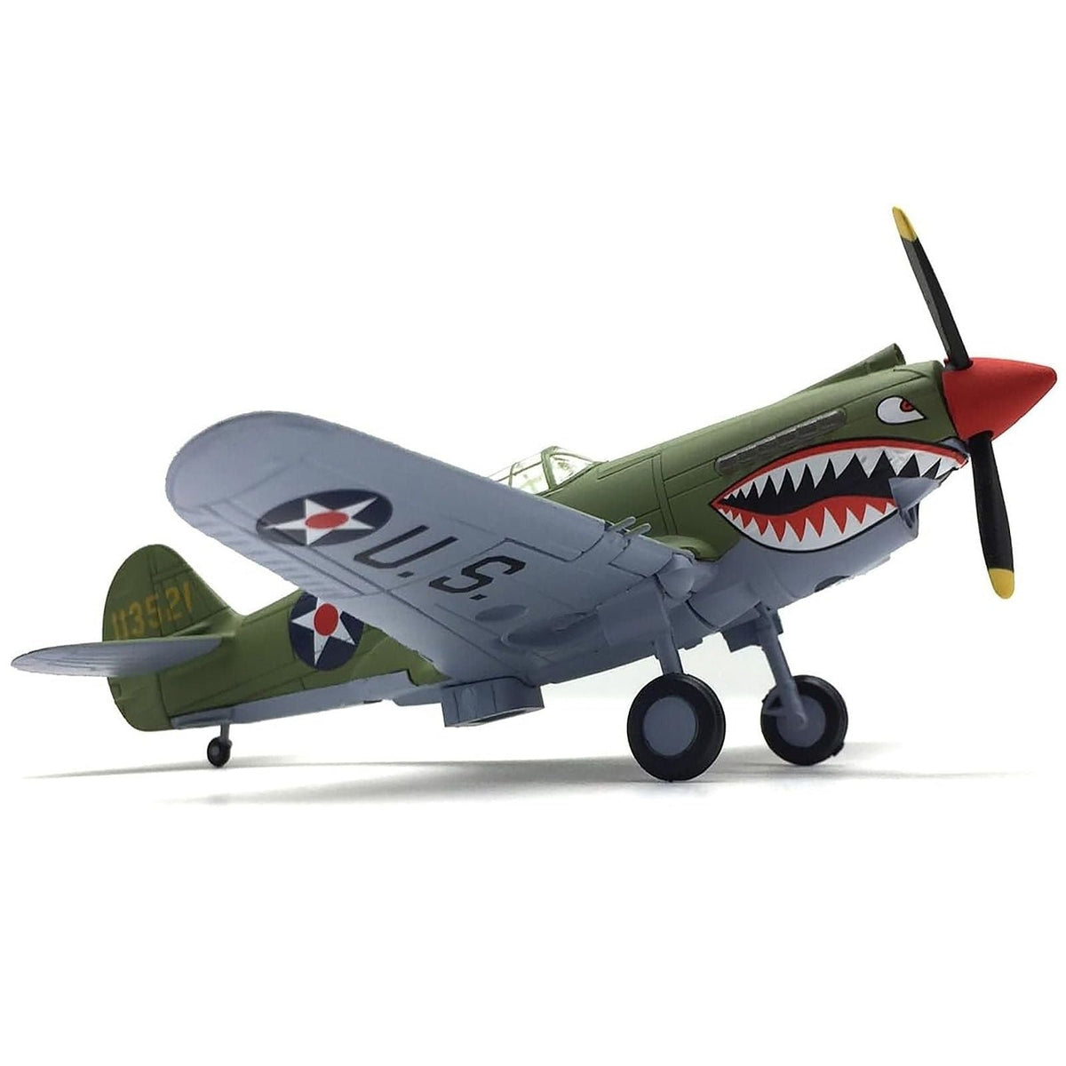 Curtiss P-40E Warhawk Fighter Aircraft "China-Burma-India Theater" (1942) United States Army Air Forces 1/72 Diecast Model Airplane-Other-ModelCars.com