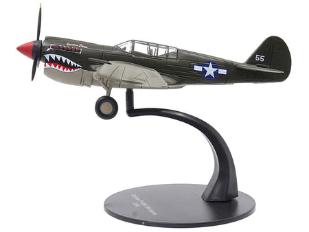 Curtiss P-40N Warhawk Fighter Aircraft "American Dream National Warplane Museum" United States Army Air Forces 1/72 Diecast Model by Militaria Die Cast-Militaria Die Cast-ModelCars.com