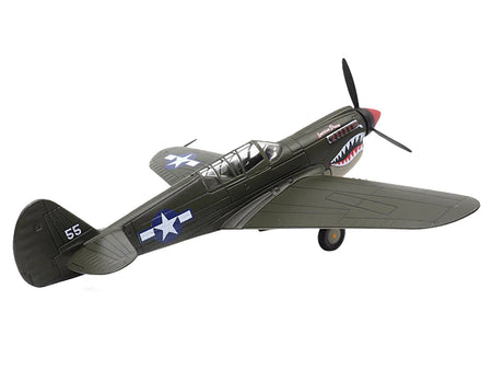 Curtiss P-40N Warhawk Fighter Aircraft "American Dream National Warplane Museum" United States Army Air Forces 1/72 Diecast Model by Militaria Die Cast-Militaria Die Cast-ModelCars.com