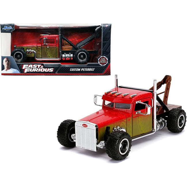 Custom Peterbilt Tow Truck "Fast & Furious" Series 1/24 Diecast Model by Jada-Jada-ModelCars.com