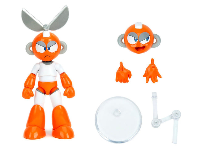 Cut Man 4.5" Moveable Figure with Accessories and Alternate Head and Hands "Mega Man" (1987) Video Game Model by Jada-Jada-ModelCars.com