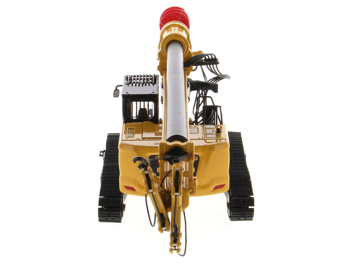 CZM EK160 Cylinder Crowd Drilling Rig Yellow "High Line" Series 1/50 Diecast Model by Diecast Masters-Diecast Masters-ModelCars.com