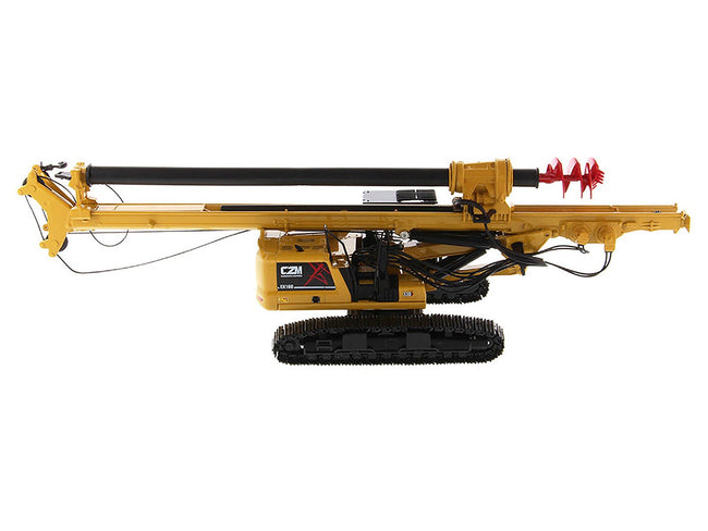 CZM EK160 Cylinder Crowd Drilling Rig Yellow "High Line" Series 1/50 Diecast Model by Diecast Masters-Diecast Masters-ModelCars.com