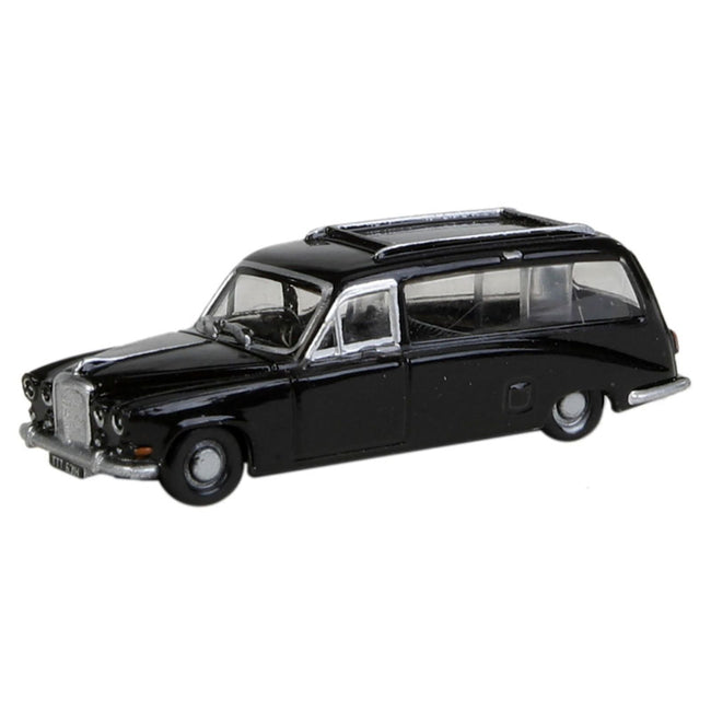 Daimler DS420 Hearse Black 1/148 (N) Scale Diecast Model Car by Oxford Diecast-Oxford Diecast-ModelCars.com