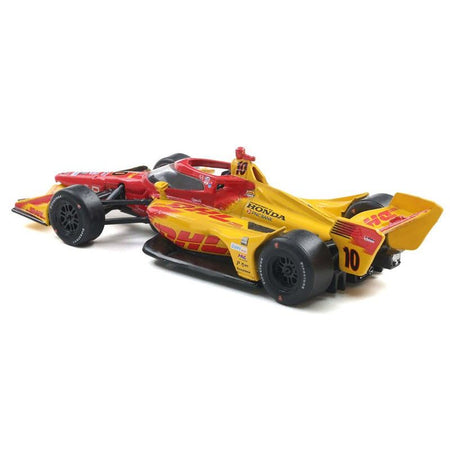 Dallara IndyCar 10 Alex Palou "DHL" Chip Ganassi Racing (Road Course Configuration) "NTT IndyCar Series" (2025) 1/64 Diecast Model Car by IXO Models - IXO - ModelCars.com