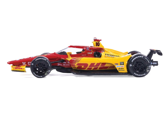 Dallara IndyCar 10 Alex Palou "DHL - Chip Ganassi Racing" Winner "Indianapolis 500" (2025) 1/64 Diecast Model by IXO Models-IXO-ModelCars.com