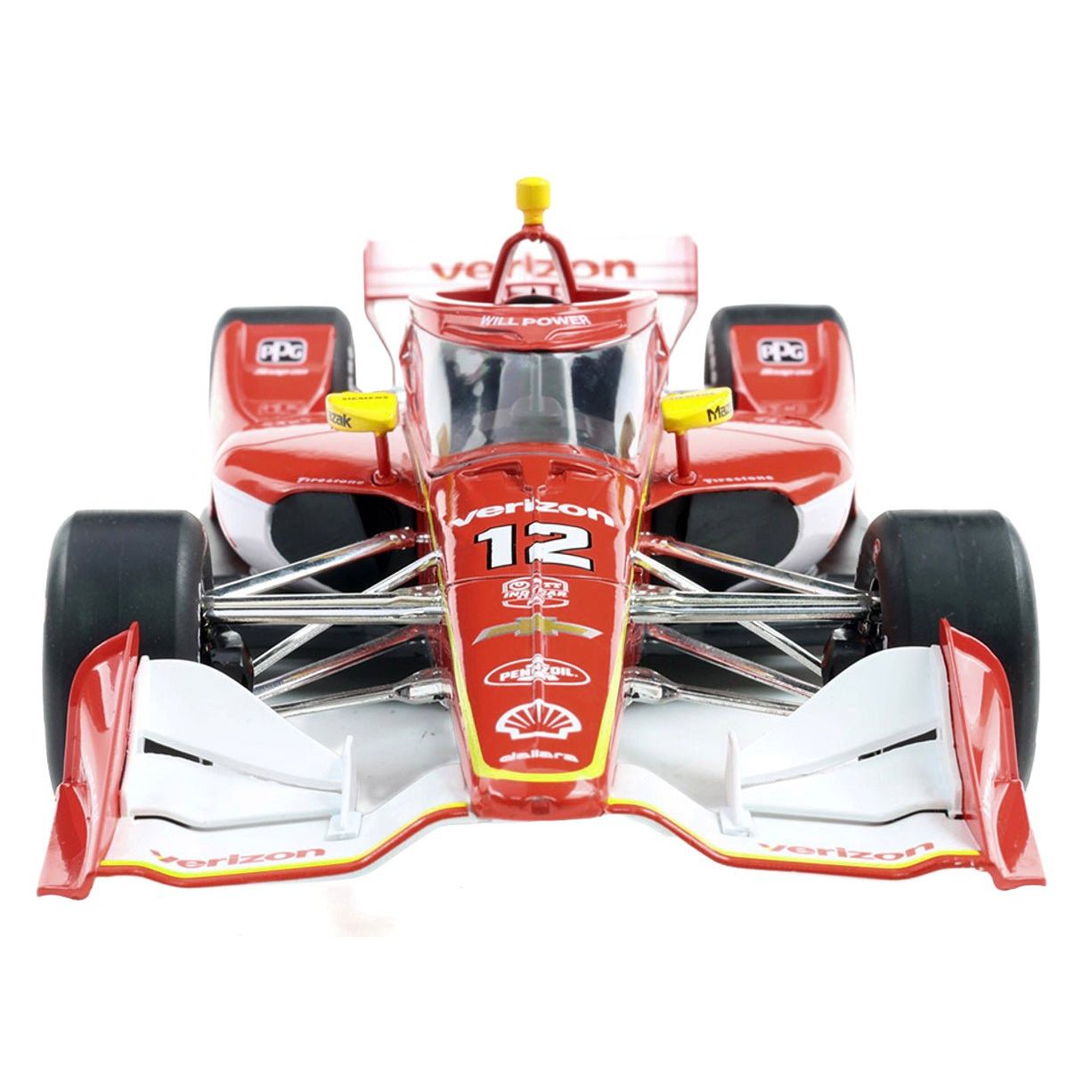 Dallara IndyCar 12 Will Power "Verizon" Team Penske (Road Course Configuration) "NTT IndyCar Series" (2025) 1/18 Diecast Model Car by IXO Models - IXO - ModelCars.com
