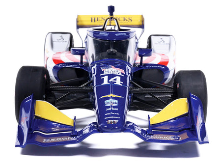 Dallara IndyCar 14 Santino Ferrucci "HFOT.Org" AJ Foyt Racing (Road Course Configuration) "NTT IndyCar Series" (2026) 1/18 Diecast Model Car by IXO Models-IXO-ModelCars.com