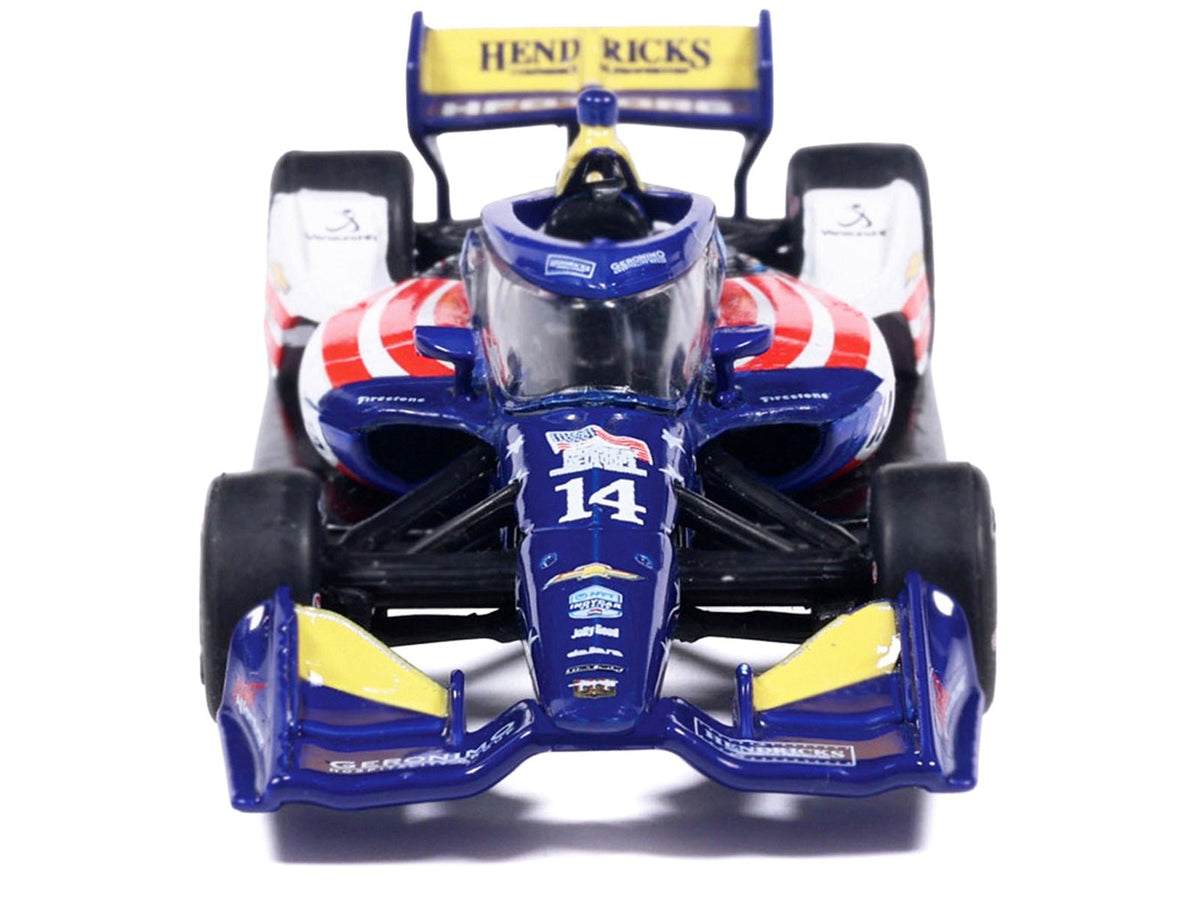 Dallara IndyCar 14 Santino Ferrucci "HFOT.Org" AJ Foyt Racing (Road Course Configuration) "NTT IndyCar Series" (2026) 1/64 Diecast Model Car by IXO Models-IXO-ModelCars.com