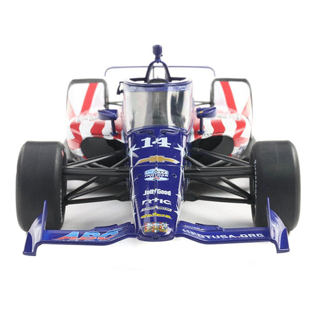 Dallara IndyCar 14 Santino Ferrucci "Homes For Our Troops" AJ Foyt Racing (Super Speedway Configuration) "NTT IndyCar Series" (2025) 1/18 Diecast Model Car by IXO Models - IXO - ModelCars.com