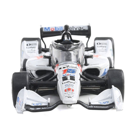 Dallara IndyCar 15 Graham Rahal "Mobil 1" Rahal Letterman Lanigan Racing (Road Course Configuration) "NTT IndyCar Series" (2025) 1/64 Diecast Model Car by IXO Models - IXO - ModelCars.com
