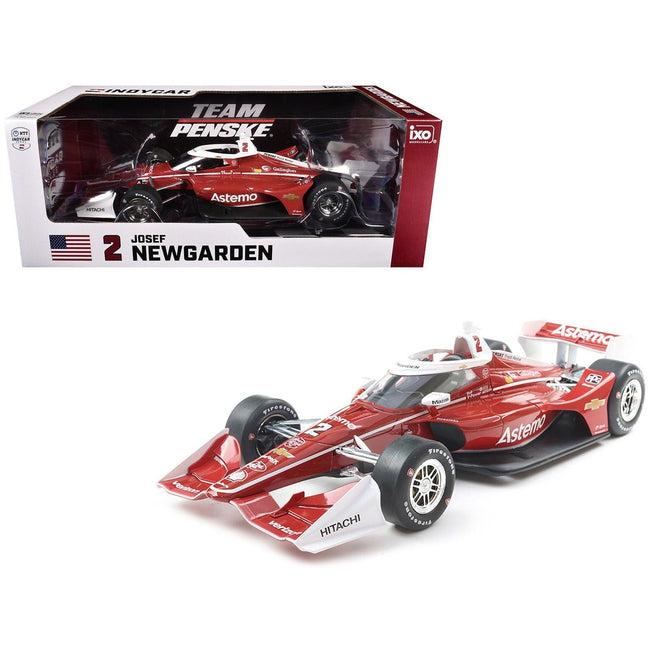 Dallara IndyCar #2 Josef Newgarden "Astemo" Team Penske (Road Course Configuration) "NTT IndyCar Series" (2025) 1/18 Diecast Model Car by IXO Models-IXO-ModelCars.com