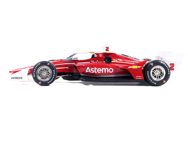 Dallara IndyCar #2 Josef Newgarden "Astemo" Team Penske (Road Course Configuration) "NTT IndyCar Series" (2026) 1/18 Diecast Model Car by IXO Models-IXO-ModelCars.com