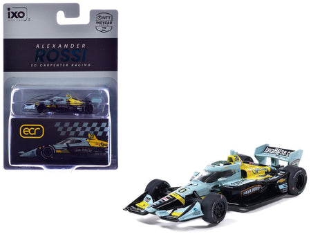 Dallara IndyCar 20 Alexander Rossi "Java House" Ed Carpenter Racing (Road Course Configuration) "NTT IndyCar Series" (2026) 1/64 Diecast Model by IXO Models-IXO-ModelCars.com
