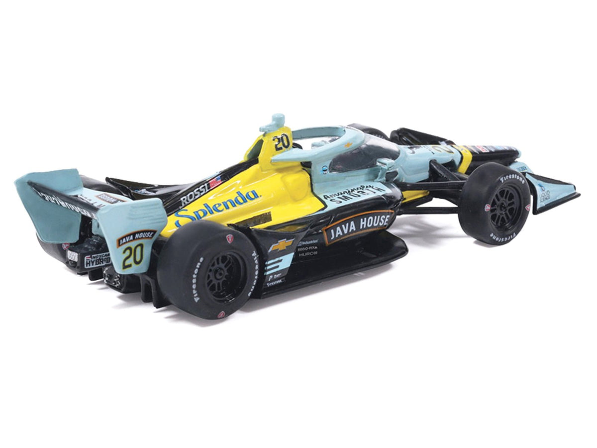 Dallara IndyCar 20 Alexander Rossi "Java House" Ed Carpenter Racing (Road Course Configuration) "NTT IndyCar Series" (2026) 1/64 Diecast Model by IXO Models-IXO-ModelCars.com