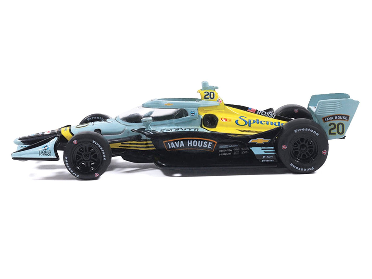 Dallara IndyCar 20 Alexander Rossi "Java House" Ed Carpenter Racing (Road Course Configuration) "NTT IndyCar Series" (2026) 1/64 Diecast Model by IXO Models-IXO-ModelCars.com
