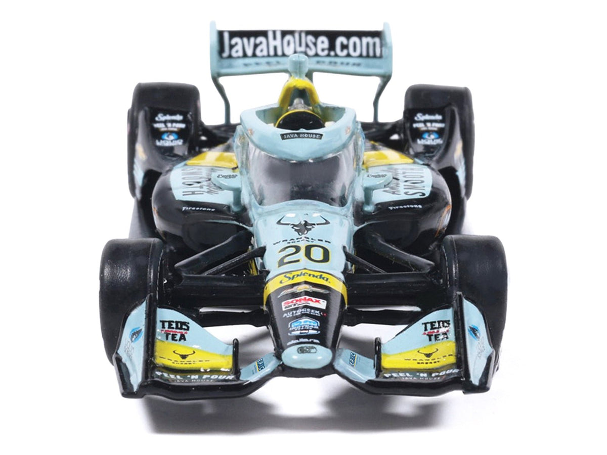 Dallara IndyCar 20 Alexander Rossi "Java House" Ed Carpenter Racing (Road Course Configuration) "NTT IndyCar Series" (2026) 1/64 Diecast Model by IXO Models-IXO-ModelCars.com