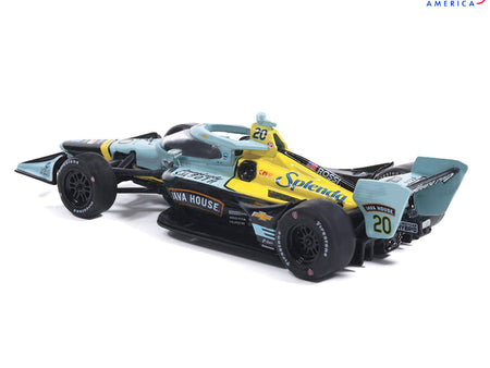 Dallara IndyCar 20 Alexander Rossi "Java House" Ed Carpenter Racing (Road Course Configuration) "NTT IndyCar Series" (2026) 1/64 Diecast Model by IXO Models-IXO-ModelCars.com
