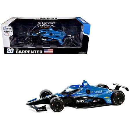Dallara IndyCar 20 Ed Carpenter "Guy Care" Ed Carpenter Racing "NTT IndyCar Series" (2024) 1/18 Diecast Model Car by Greenlight - Greenlight - ModelCars.com