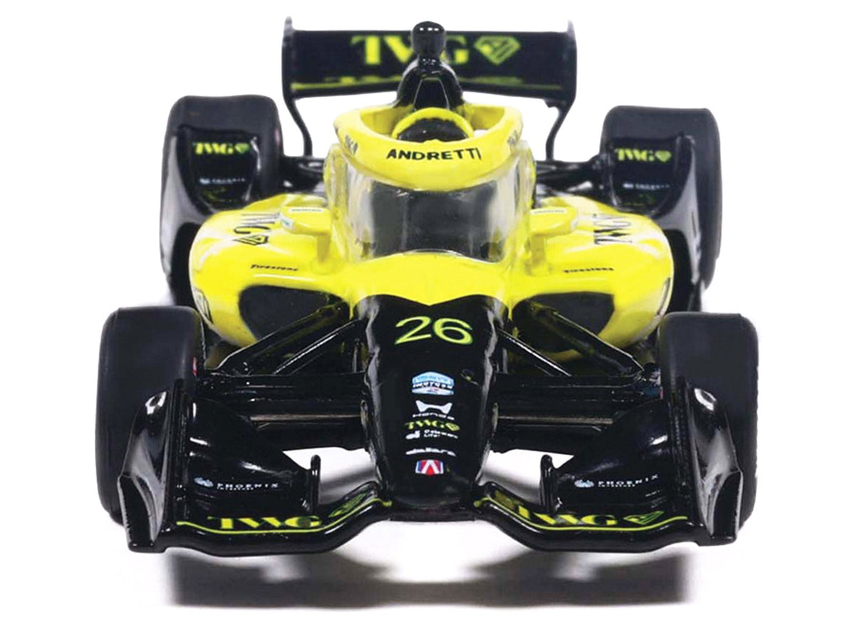 Dallara IndyCar 26 Will Power "TWG" Andretti Global (Road Course Configuration) "NTT IndyCar Series" (2026) 1/64 Diecast Model Car by IXO Models-IXO-ModelCars.com