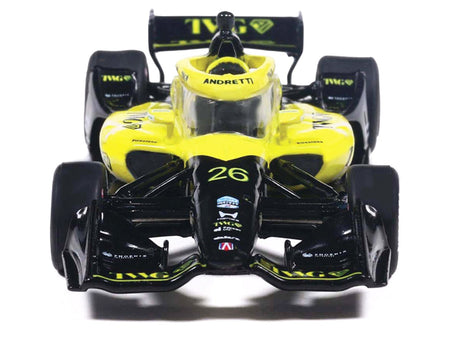 Dallara IndyCar 26 Will Power "TWG" Andretti Global (Road Course Configuration) "NTT IndyCar Series" (2026) 1/64 Diecast Model Car by IXO Models-IXO-ModelCars.com