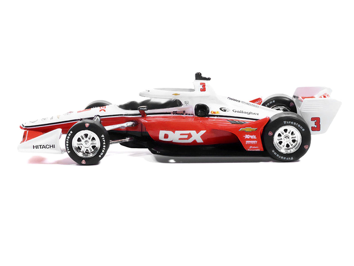Dallara IndyCar 3 Scott McLaughlin "DEX" Team Penske (Road Course Configuration) "NTT IndyCar Series" (2026) 1/64 Diecast Model by IXO Models-IXO-ModelCars.com