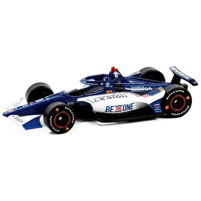 Dallara IndyCar #8 Linus Lundqvist "The American Legion" Chip Ganassi Racing "NTT IndyCar Series" (2024) 1/64 Diecast Model Car by Greenlight-Greenlight-ModelCars.com