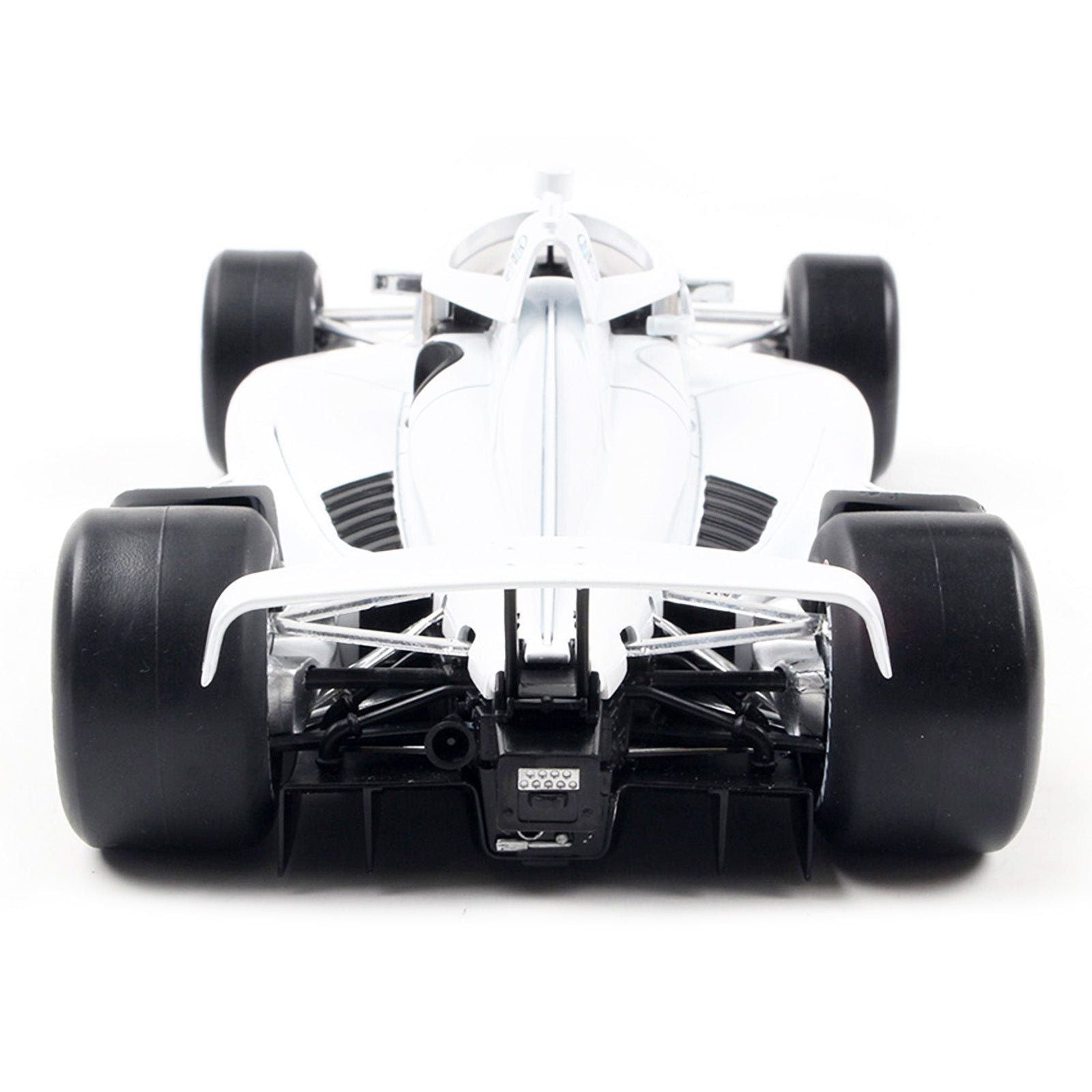 Dallara IndyCar Blank White "Autograph Car" (Super Speedway Configuration) "NTT IndyCar Series" 1/18 Diecast Model Car by IXO Models - IXO - ModelCars.com