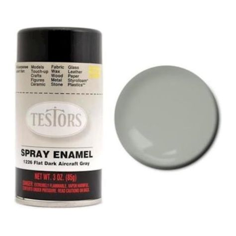 DARK AIRCRAFT GRAY SPRAY - Testors - ModelCars.com