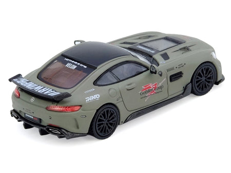 DarwinPRO iMP-Performance AMG GT "Goblin Group" Matt Green with Black Top 1/64 Diecast Model Car by Inno Models-Inno Models-ModelCars.com
