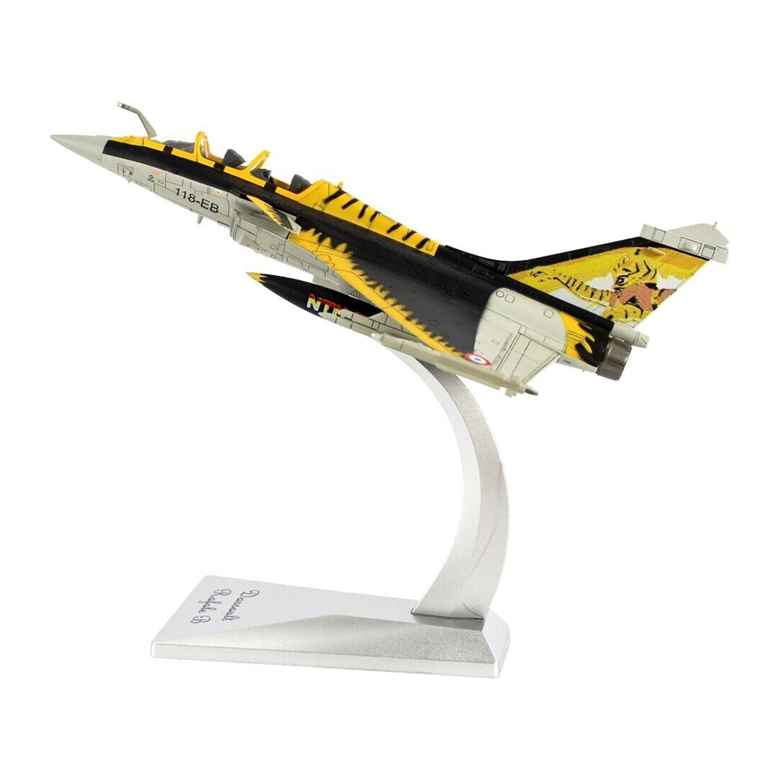 Dassault Rafale B Fighter Jet "NATO Tiger Meet" (2009) with Missile Accessories "Panzerkampf Wing" Series 1/72 Scale Model by Panzerkampf - Panzerkampf - ModelCars.com