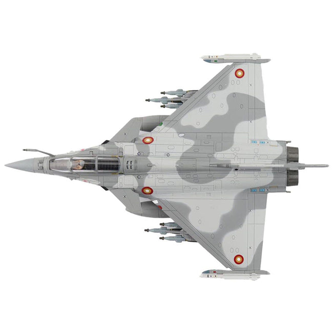 Dassault Rafale EQ Fighter Aircraft "QA210" (2019) Qatar Emiri Air Force "Air Power Series" 1/72 Diecast Model by Hobby Master-Hobby Master-ModelCars.com