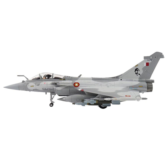 Dassault Rafale EQ Fighter Aircraft "QA210" (2019) Qatar Emiri Air Force "Air Power Series" 1/72 Diecast Model by Hobby Master-Hobby Master-ModelCars.com
