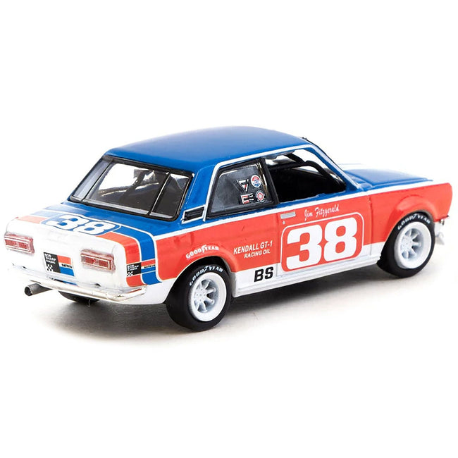 Datsun 510 #38 Jim Fitzgerald "SCCA National Championship" (1973) "Hobby64" Series 1/64 Diecast Model Car by Tarmac Works-Tarmac Works-ModelCars.com